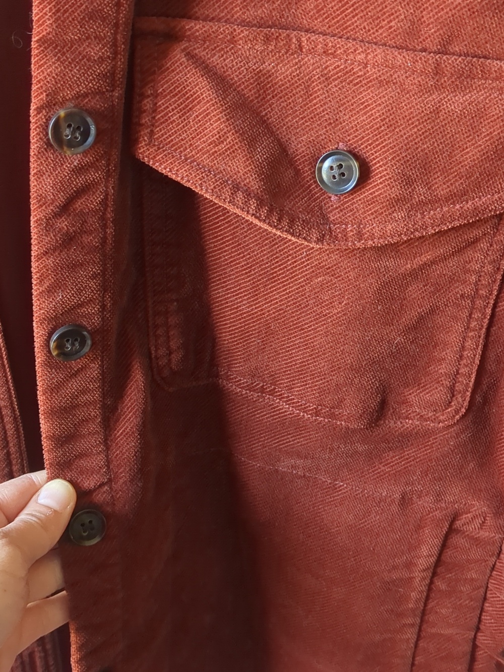 Madewell oversized corduroy shirt jacket - XS - Picture 4 of 5